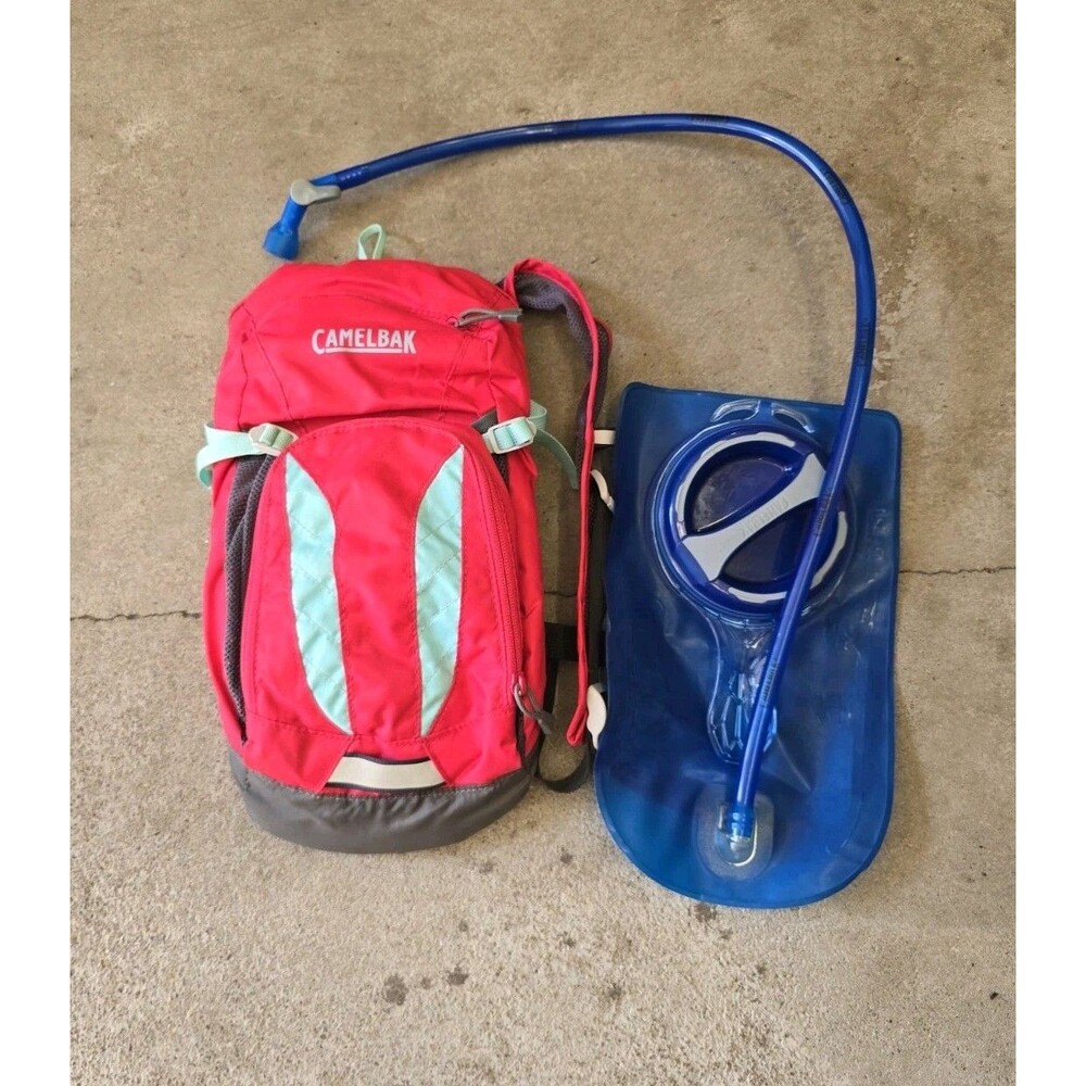 CAMELBAK Mini Mule M.U.L.E. Pink Hydration Backpack w/Bladder 1.5L Hiking EUC